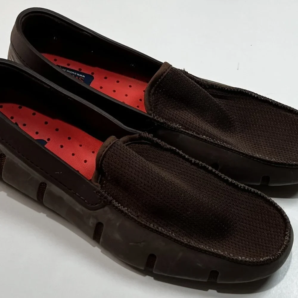 Swims Classic‎ Venetian Loafer Mens Size 9 Brown Slip On
